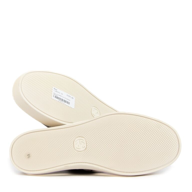 Gucci Dublin GG Supreme Tiger Slip On Sneakers Size 42 1 2