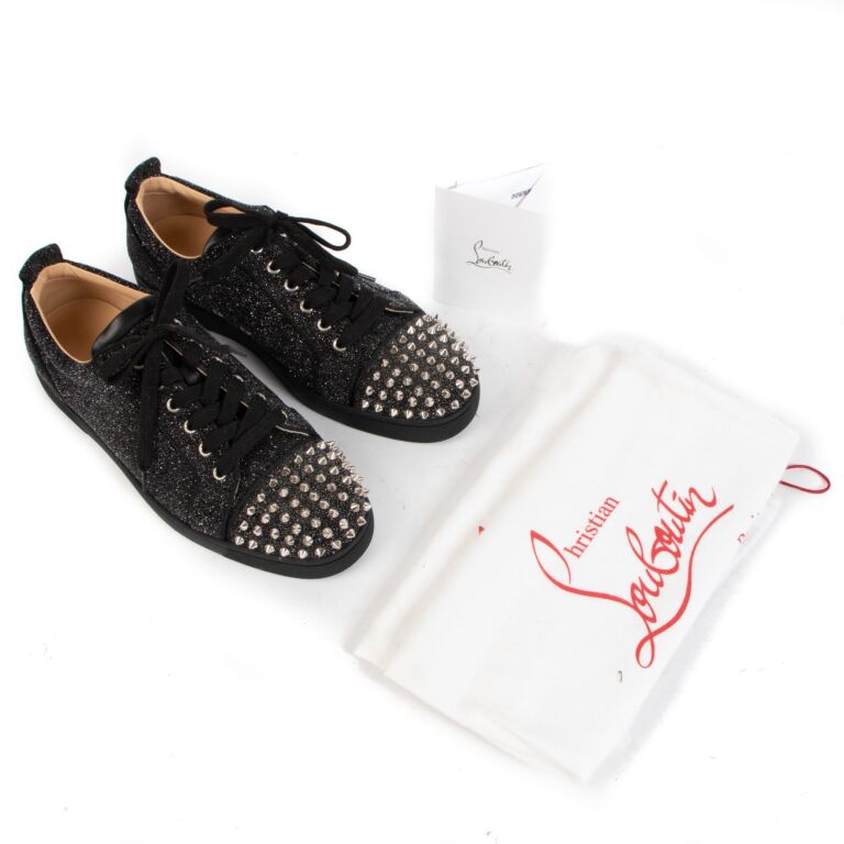 Christian louboutin hotsell black sneakers