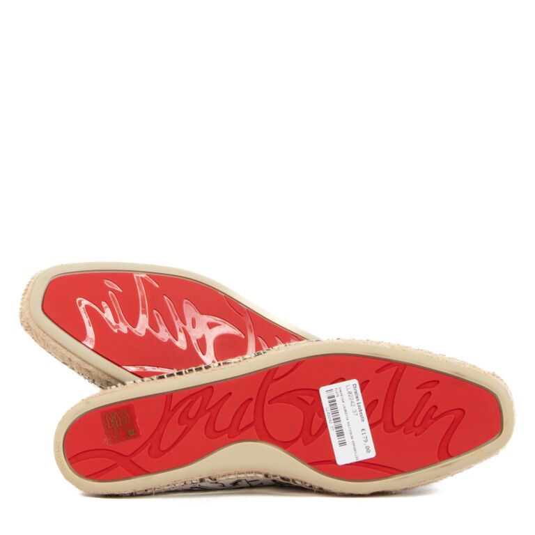 【完売必至】Christian Louboutin Tricoto スエードミュール Loubi Cross - ミュール - ラバー - ブラック - メンズ