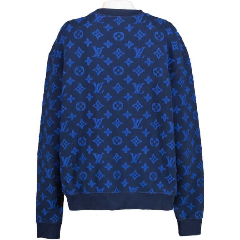 louis vuitton sweater blue