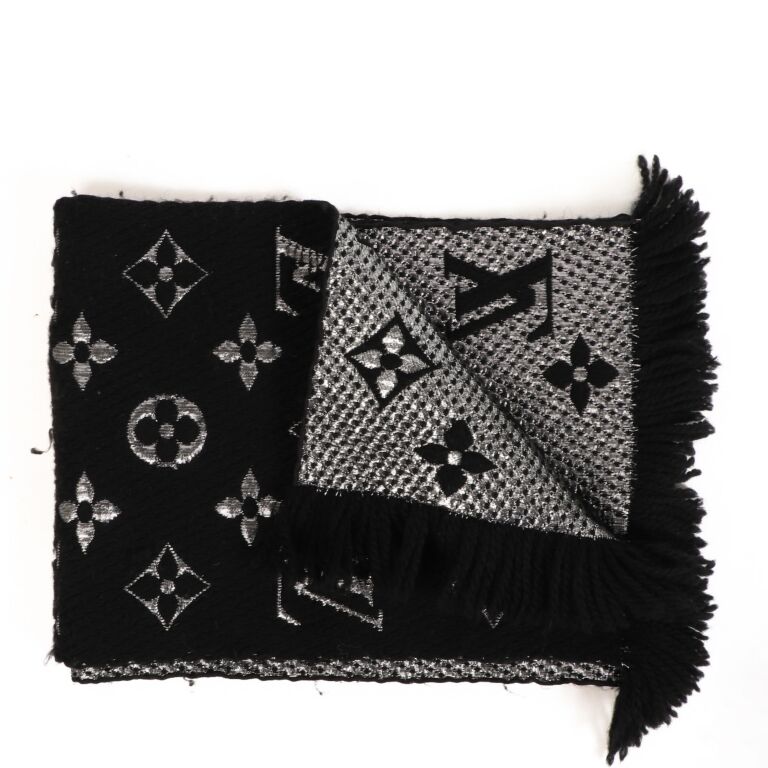 lv logomania scarf