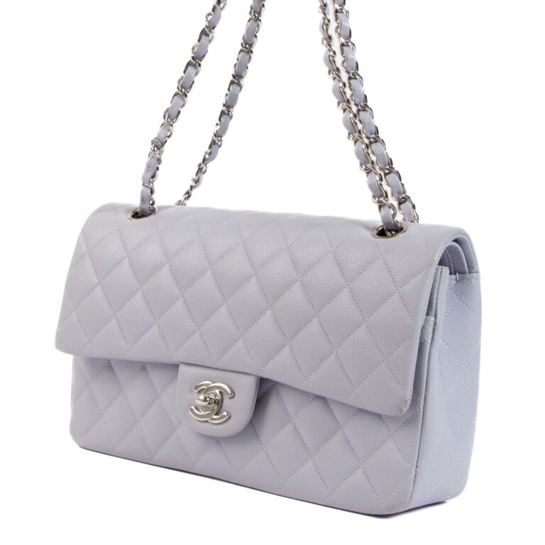 Chanel Lilac Caviar Medium Classic Flap Bag ○ Labellov ○ Buy and Sell  Authentic Luxury