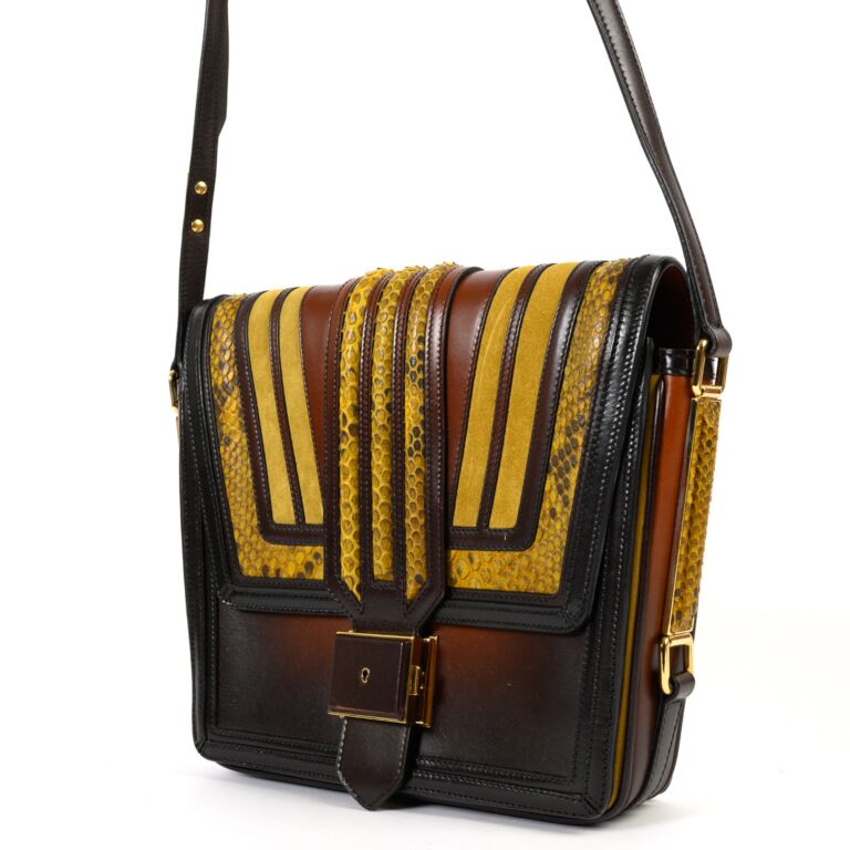 Burberry Prorsum Python and Leather Crossbody Labellov Buy