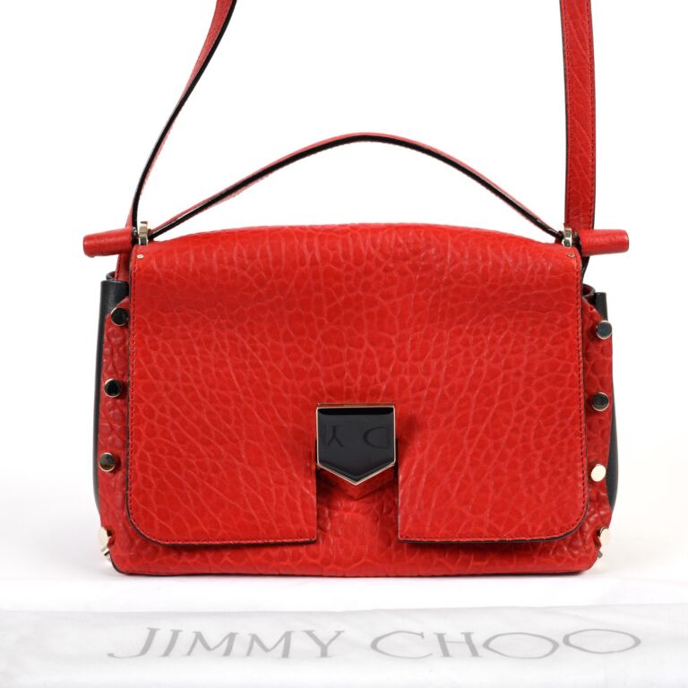 Jimmy choo bag red discount