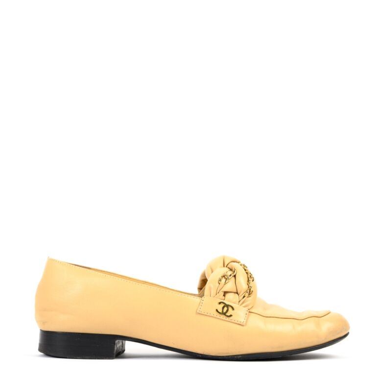 Chanel lambskin loafers sale