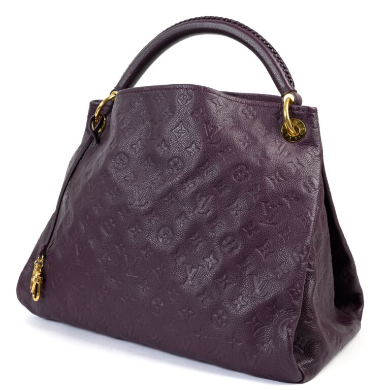 Louis Vuitton Purple Monogram Empreinte Leather MM Artsy Shoulder