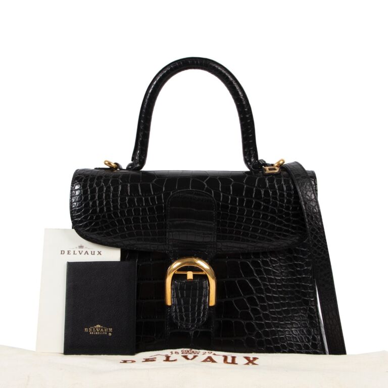 Delvaux crocodile bag price clearance