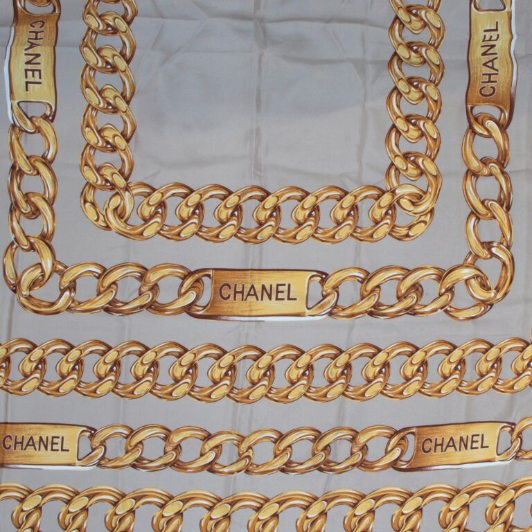 Sold at Auction: CHANEL RUE CAMBON 31 CC Silk Shawl/ Scarf, PARIS