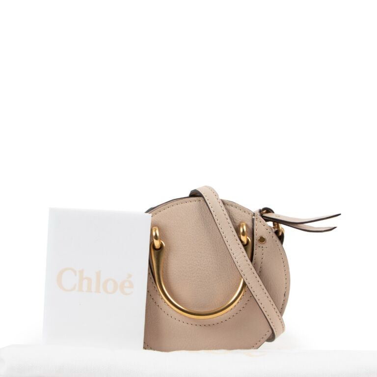 Chloe Mini Pixie Abstract White Crossbody Bag Labellov Buy and Sell Authentic Luxury