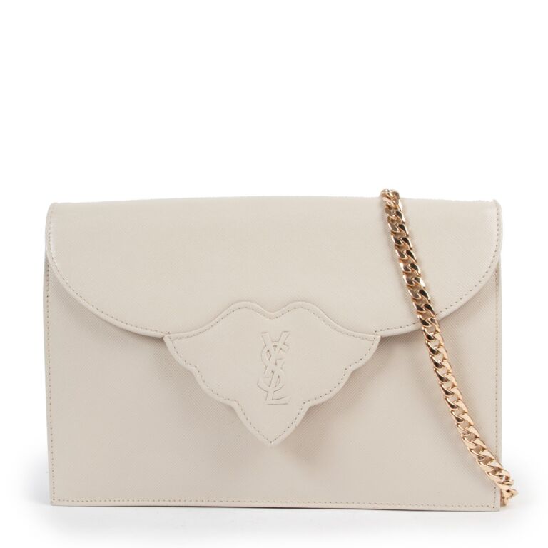 Ysl beige clutch store