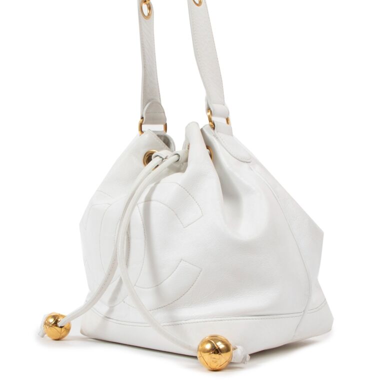 Chanel Mini Bucket Bag AP3111 B09805 10601, White, One Size