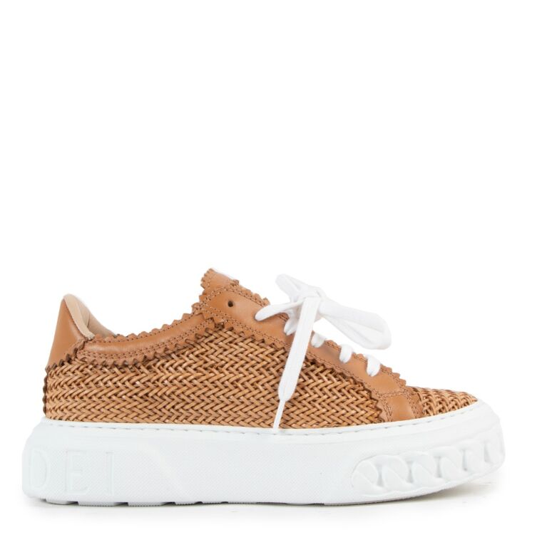 Casadei Natural Off Road Twiga Sneakers Size 37 5 Labellov Buy and Sell Authentic Luxury