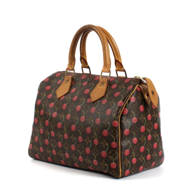 Louis Vuitton Limited Edition Monogram Cerises Speedy 25 Bag
