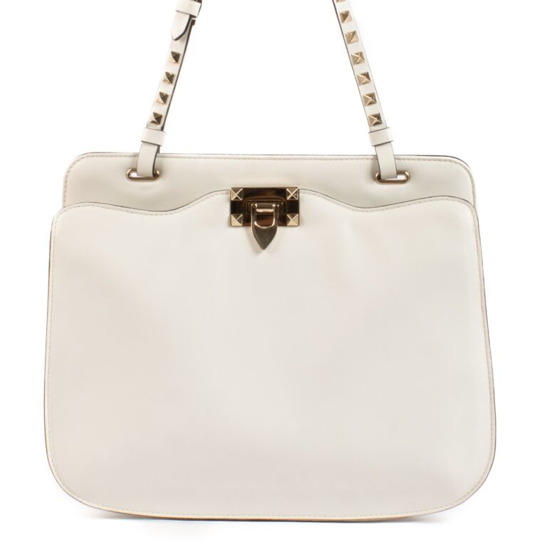 Valentino rockstud bag white cheap