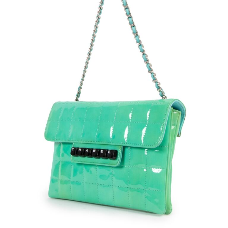 chanel mint green bag