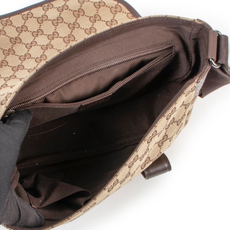 Sacoche gucci monogram best sale messenger