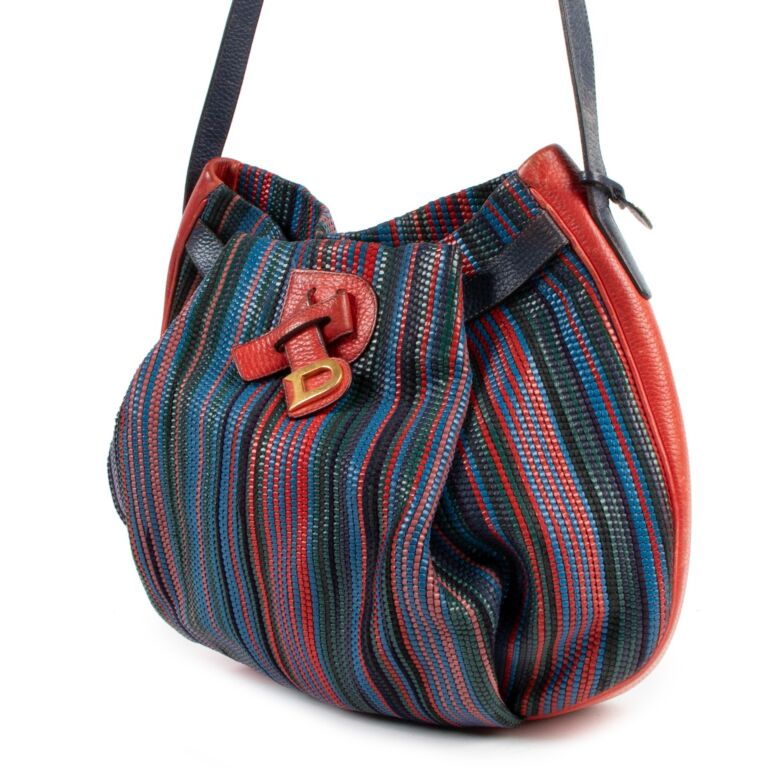 Delvaux Banniere Multicolor Toile de Cuir Shoulder Bag Labellov