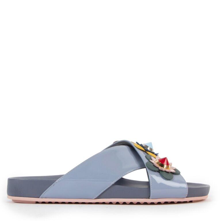 Fendi flower sandals cheap