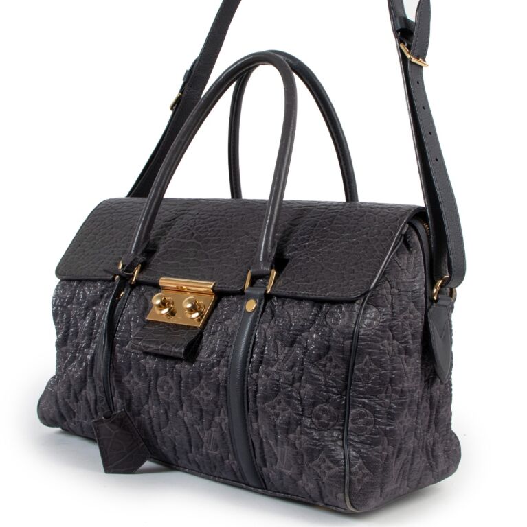 Louis Vuitton 2010 Gris Monogram Volupte Psyche Bag