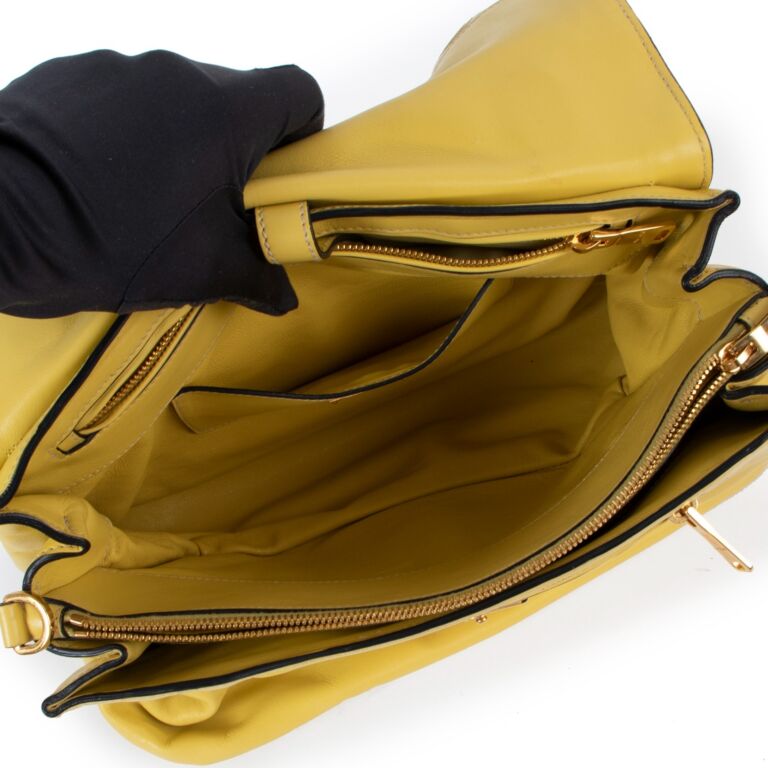 Miu miu yellow bag store