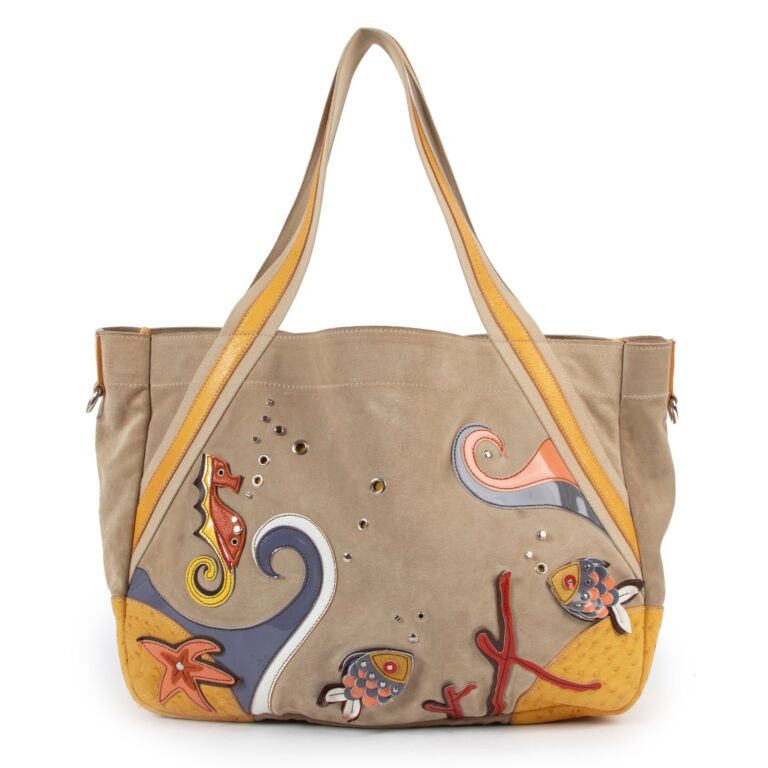 Prada Canapa PM Beige Canvas 2Way Shoulder Bag - AWL1813