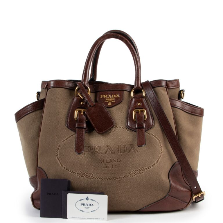 Prada Brown Shoulder bag ○ Labellov ○ Buy and Sell Authentic Luxury