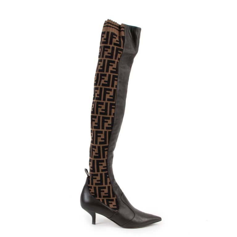 Thigh high sales fendi boots