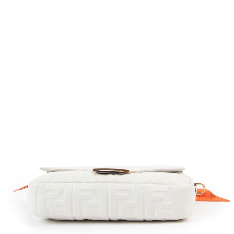 Fendi white discount shoulder bag