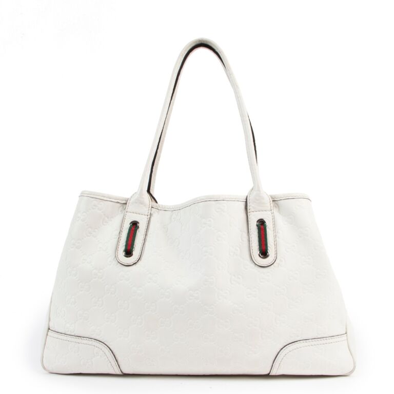 Gucci white tote bag online