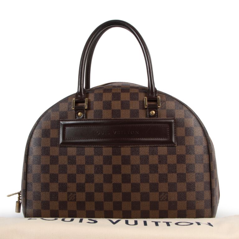 Louis Vuitton Damier Ebene Canvas Nolita Top Handle