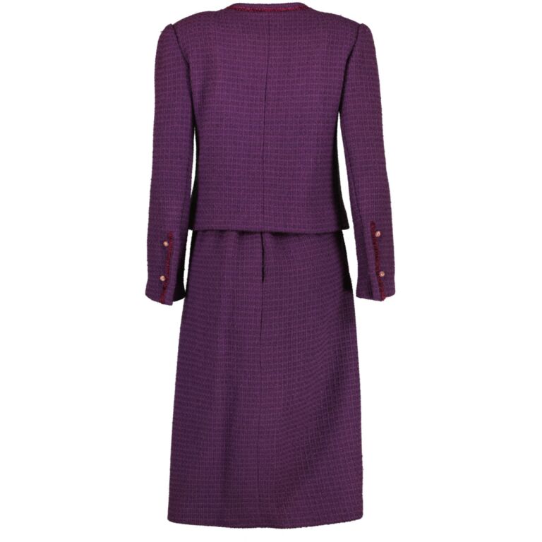 Chanel Purple Set ○ Labellov ○ Buy and Sell Authentic Luxury