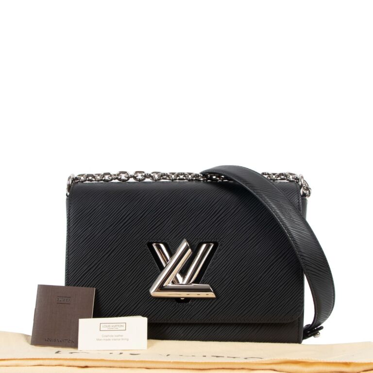 Louis Vuitton Black EPI Leather Noir Basano Messenger 2way Attache 45lk15