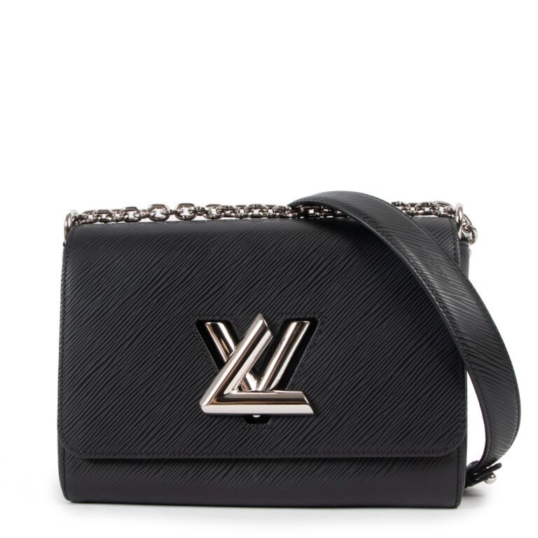 Louis Vuitton Black Epi Leather Twist MM Shoulder Bag - BOPF