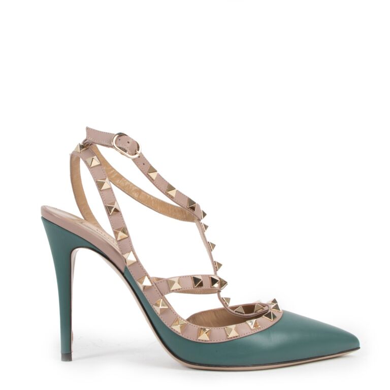 Valentino top heels blue