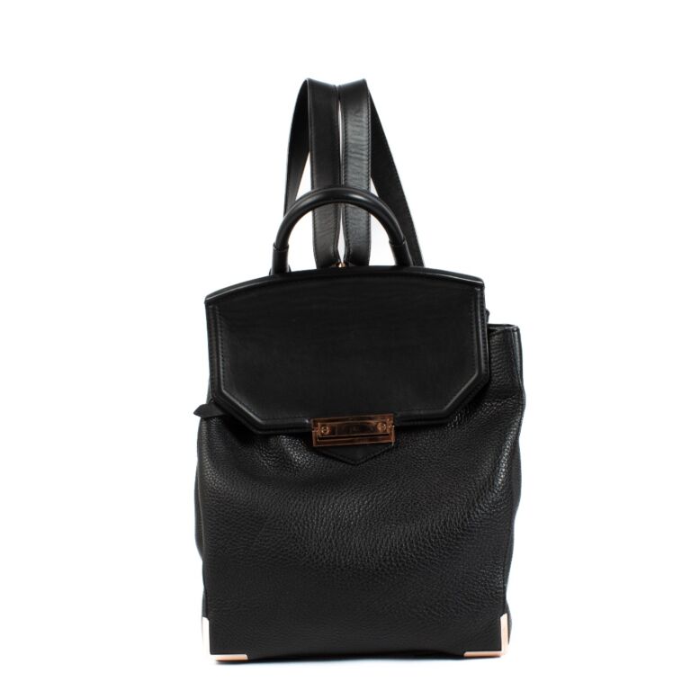 Alexander Wang Black Prisma Skeletal Backpack ○ Labellov