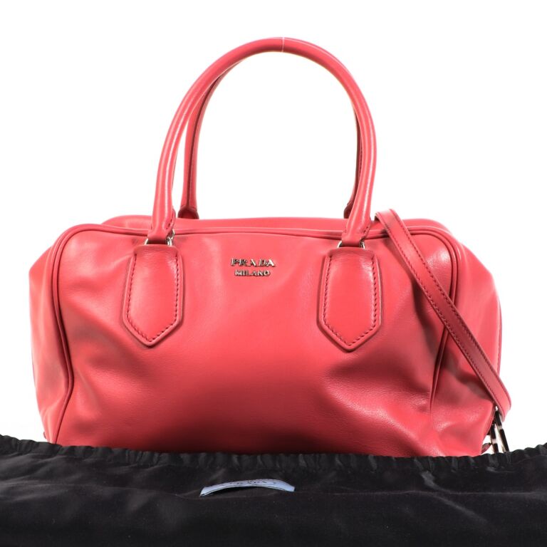Prada Pink Nappa Small Inside Bag Labellov Buy and Sell