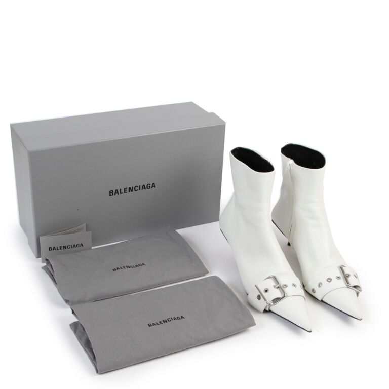 Balenciaga belt boots store