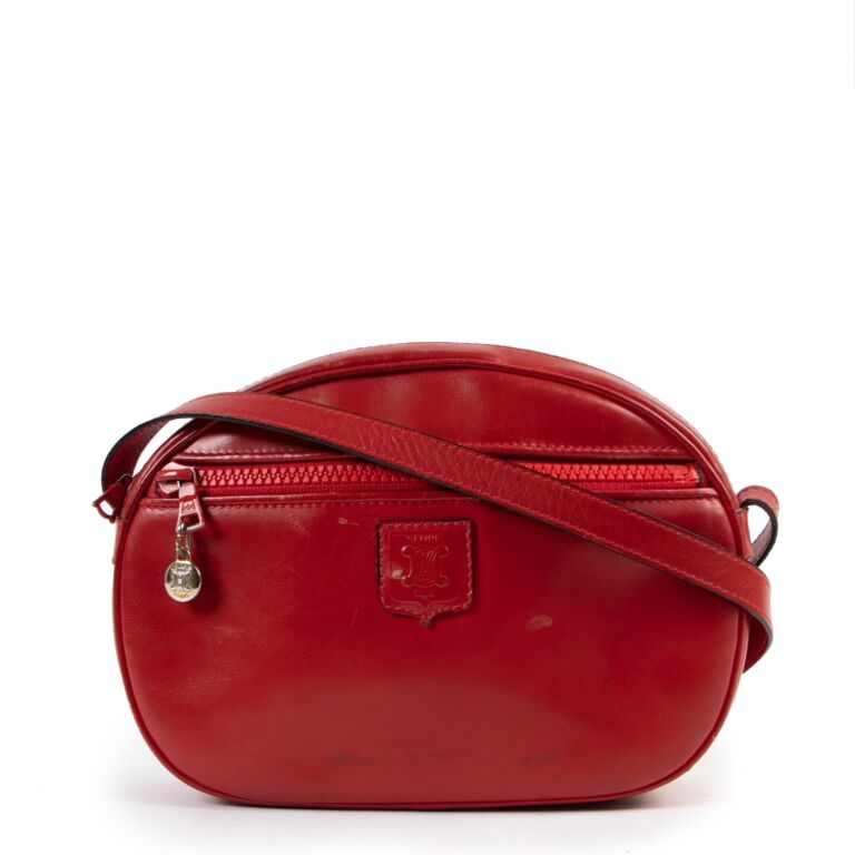 Celine red crossbody bag store