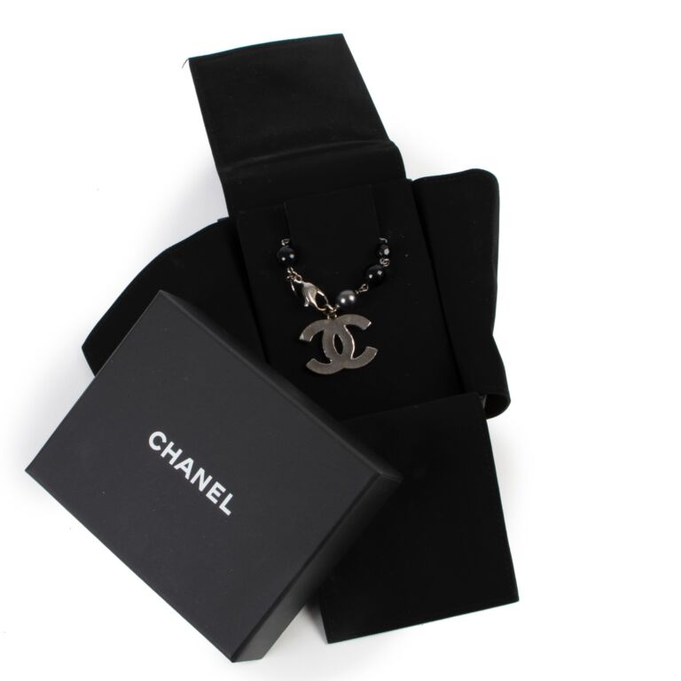 Authentic Black Chanel Button Pendant — 33 Jewels at El Paseo