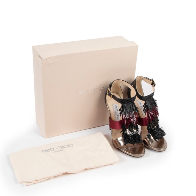 Jimmy choo new arrivals fringe heels