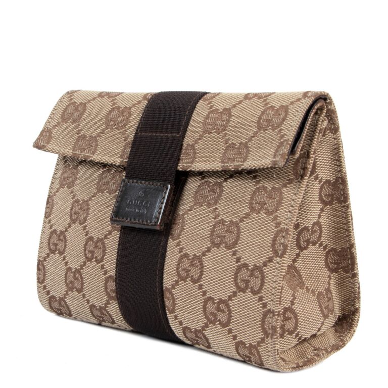 Gucci sales canvas pouch