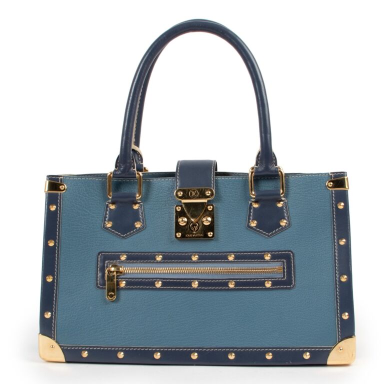 Louis Vuitton Blue Suhali Le Fabuleux Handbag Labellov Buy and Sell Authentic Luxury