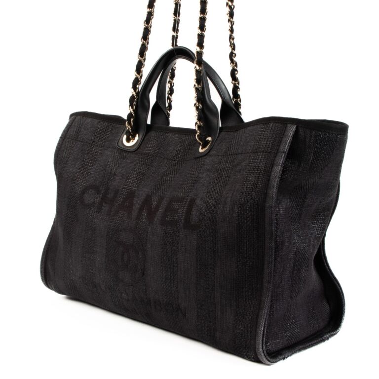 Chanel tote new arrivals bag black
