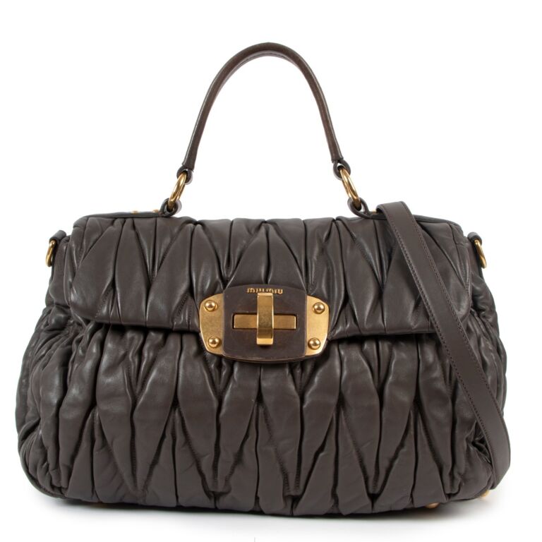 Matelasse miu miu bag deals