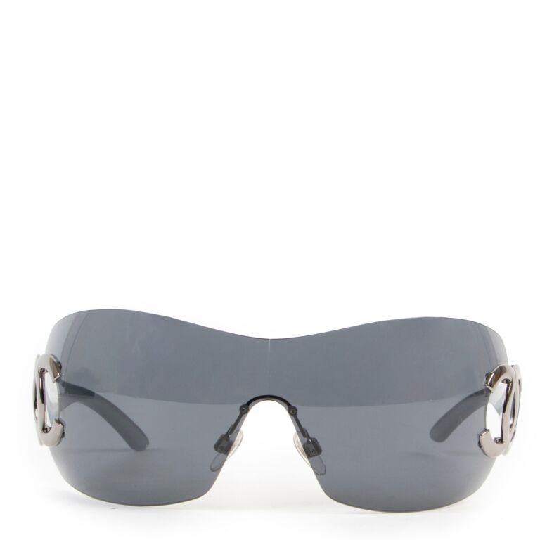 Sunglasses: Shield Sunglasses, nylon — Fashion