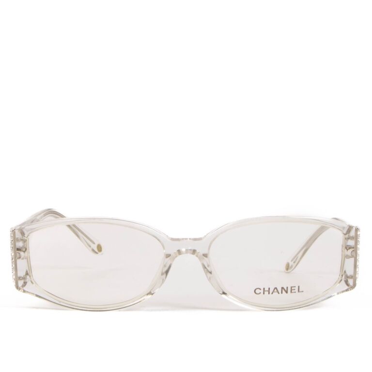 Chanel clear 2024 eyeglass frames