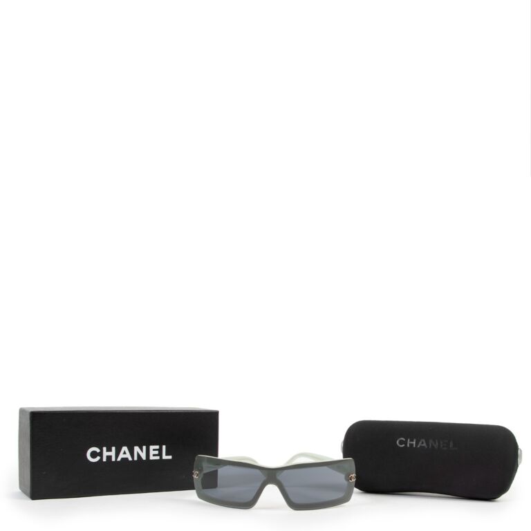 Chanel Tan Frame CC Logo Sunglasses- 5038 - Yoogi's Closet