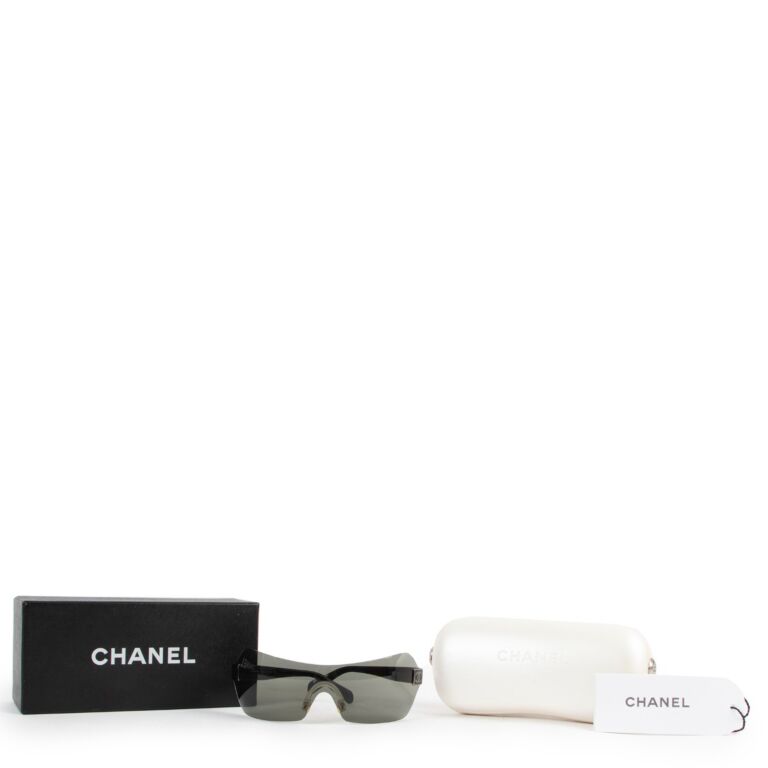 CHANEL Swarovski Crystal CC Logo Sunglasses 5134 B 24810