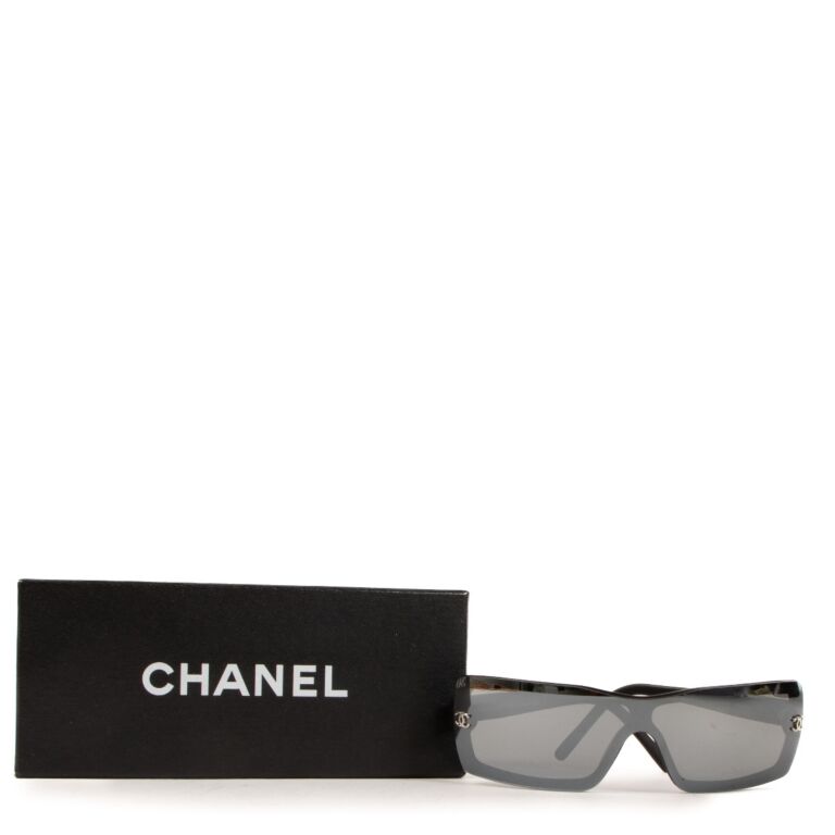 Chanel Black Matt Acetate Reflective 5067 Sunglasses ○ Labellov