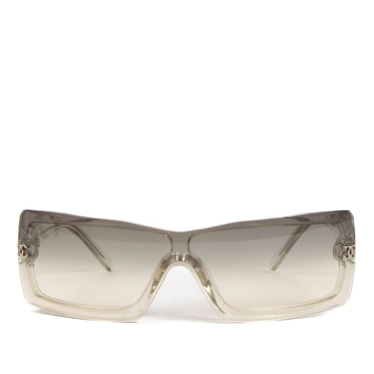 chanel transparent sunglasses